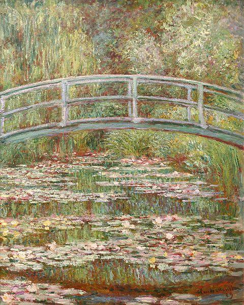 Claude Monet Bridge over a Pond of Water Lilies oil painting image
